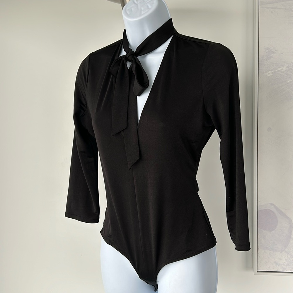 Black Bodysuit with Choker